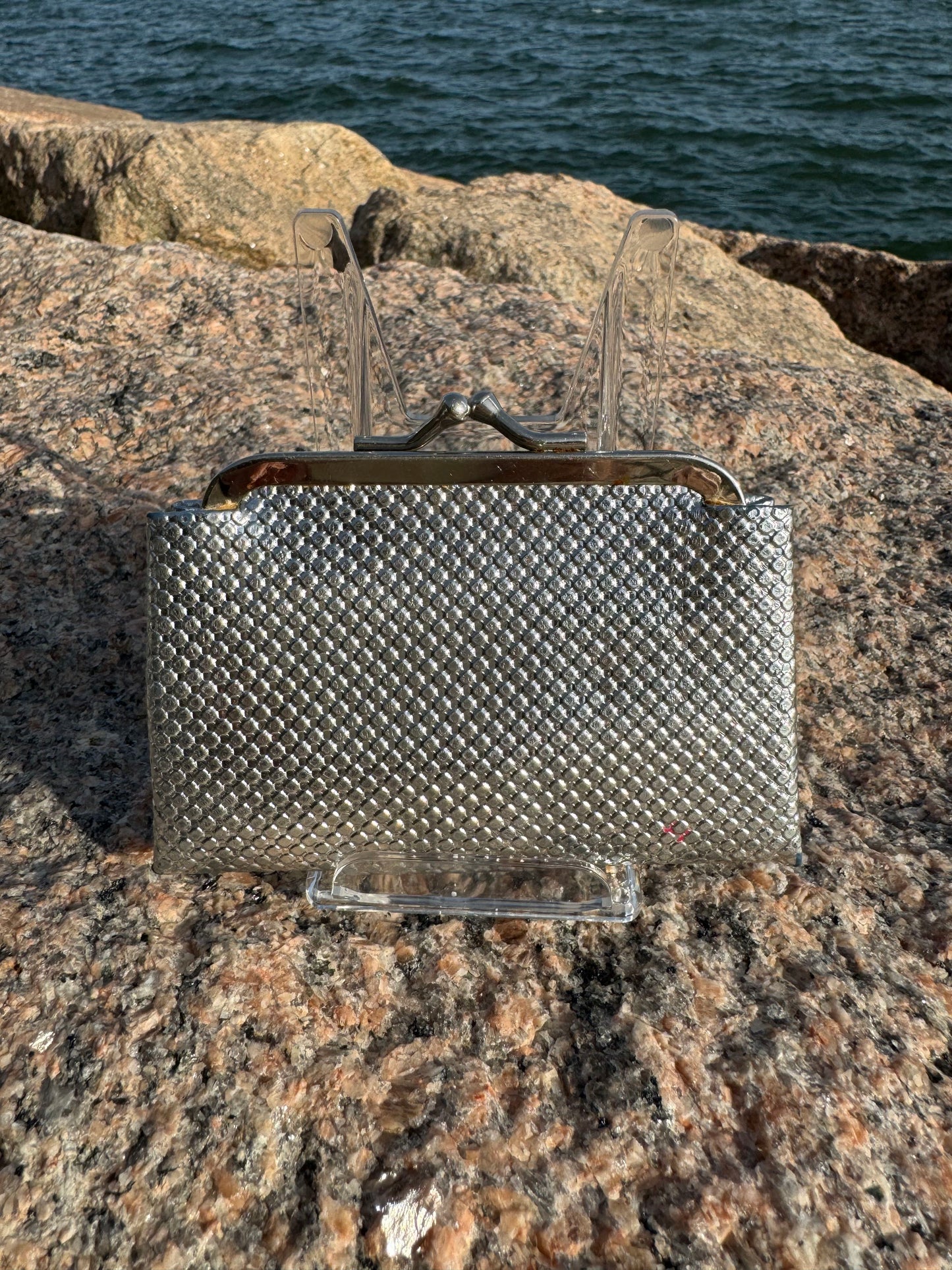 Silver Clutch, Coin Purse & Wallet