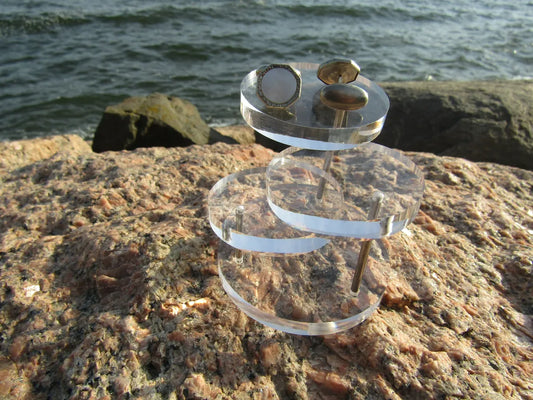 White Opal Cufflinks