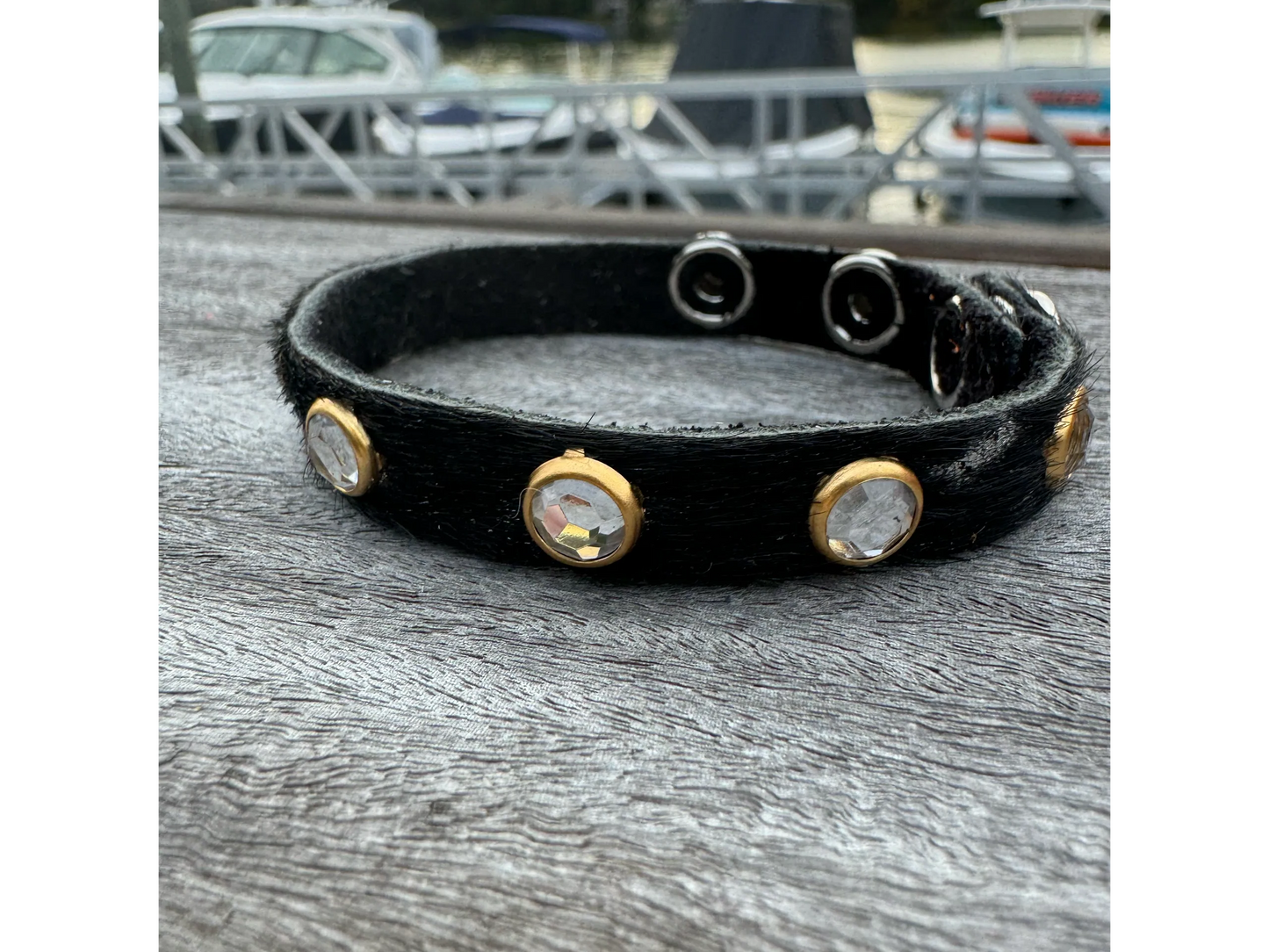 Black Leather Bracelet