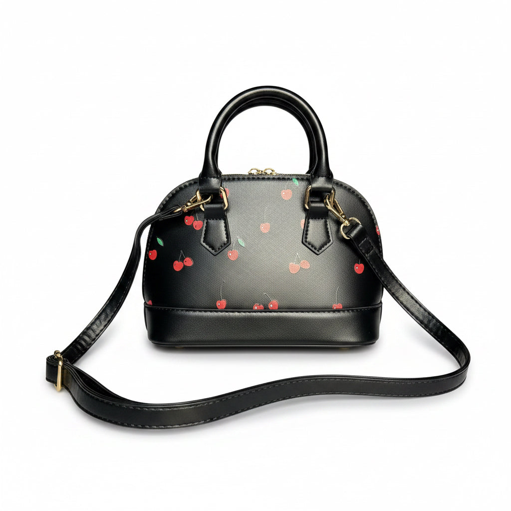 Cherries Small Cross Body Tote