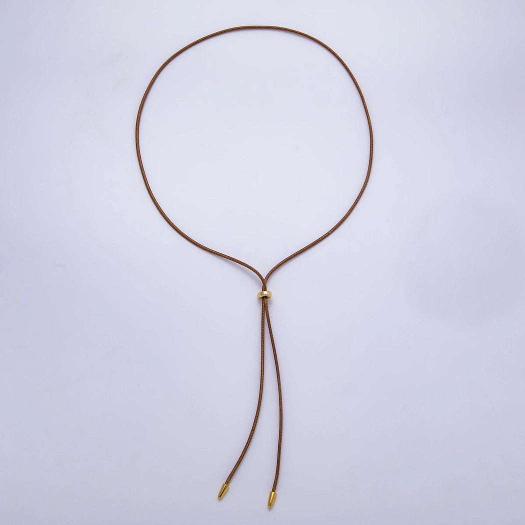 Lariat Paracord Adjustable Necklace