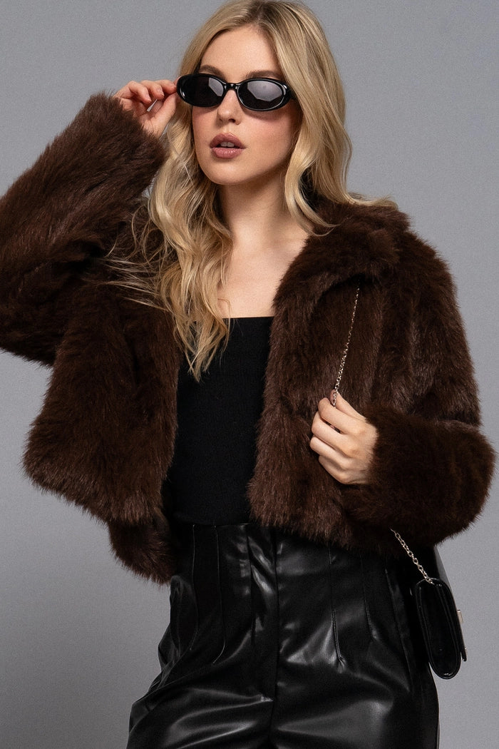 The Myr Faux Fur Jacket