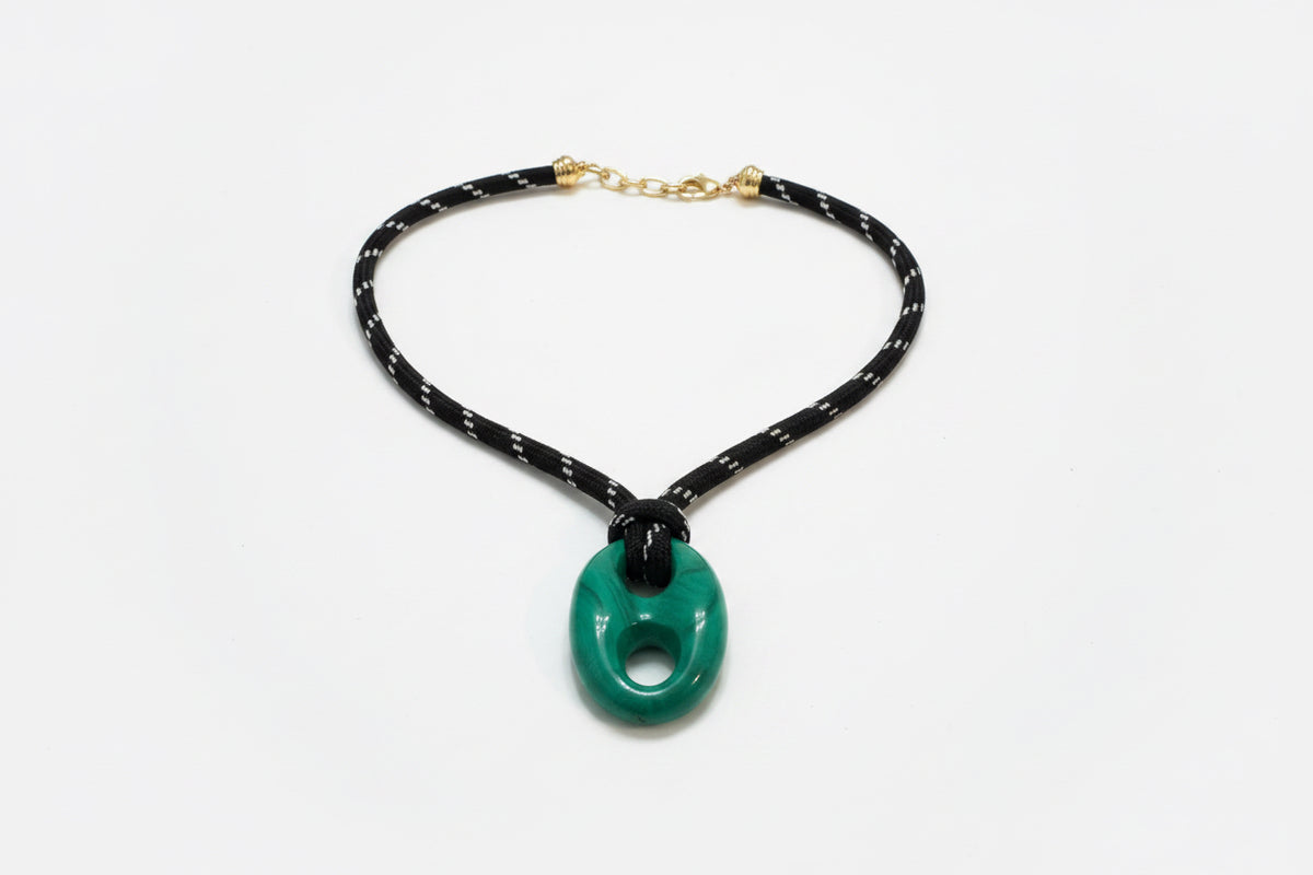 Anchor Pendant Rope Necklace