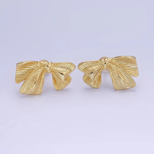 Ribbon Bow Earrings