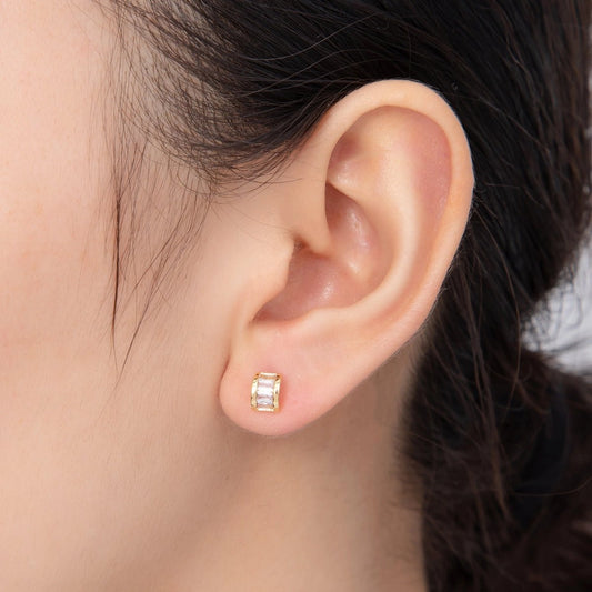 Baguette Stud Earrings