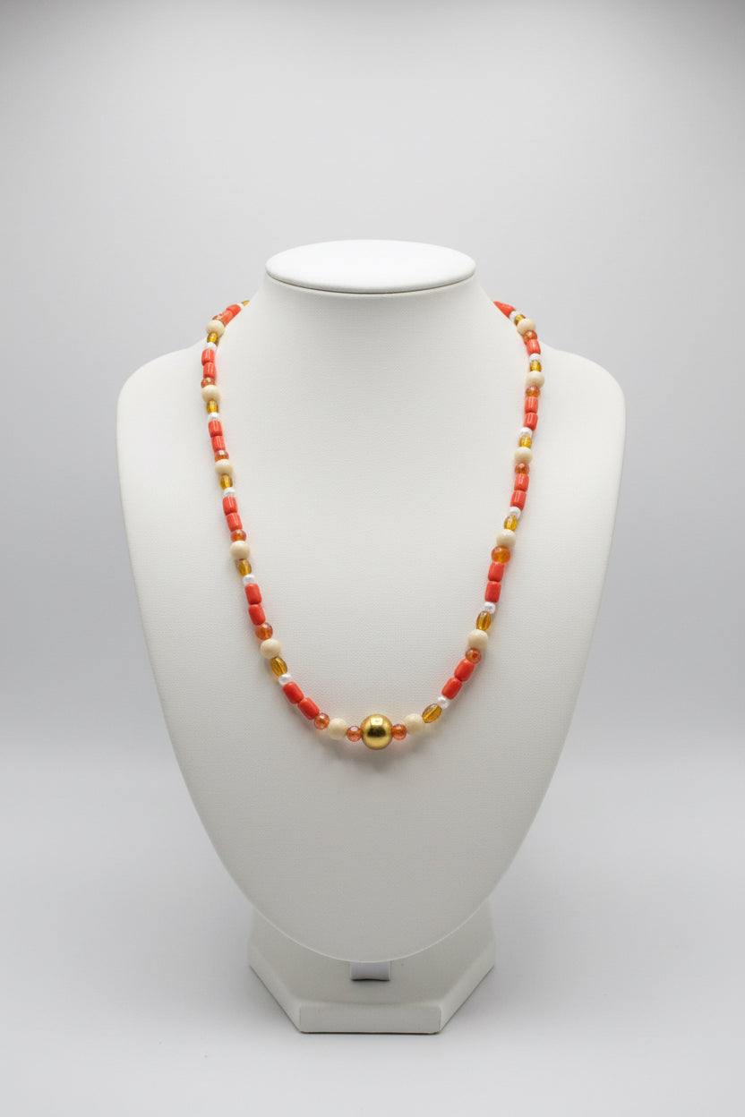 Mixed Coral Beads Necklace