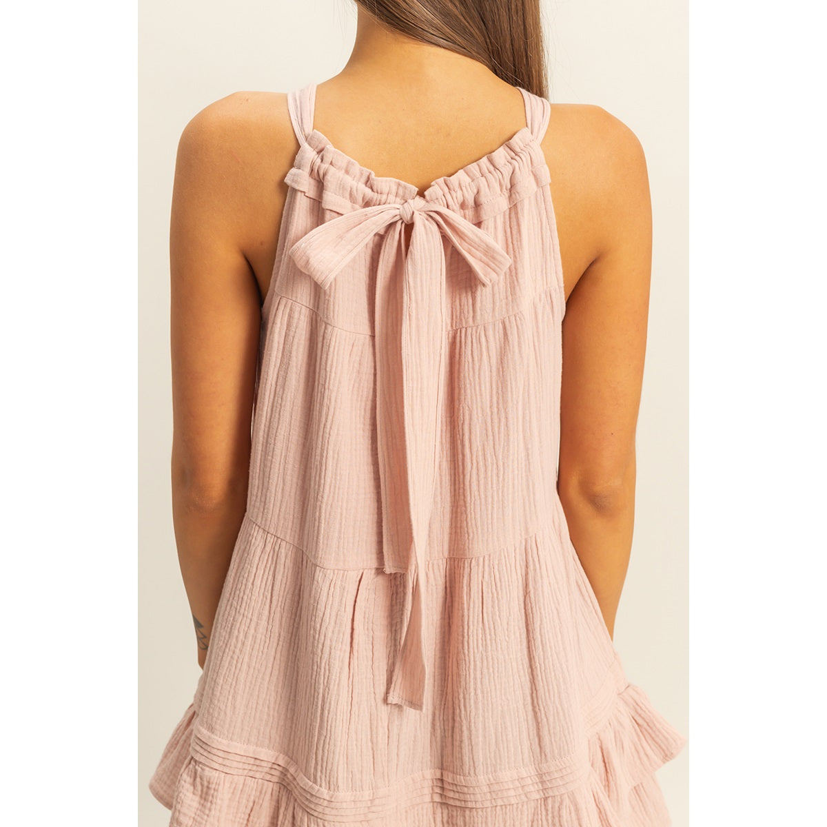 Ruffled Mini Dress