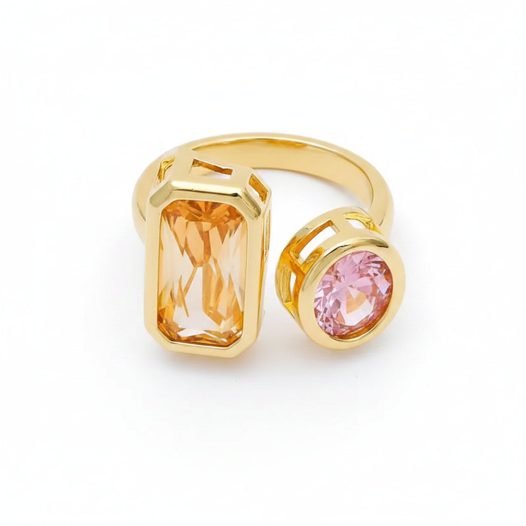 PINK & YELLOW FUN RING
