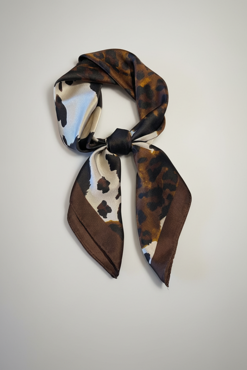 Multicolor Silky Scarf