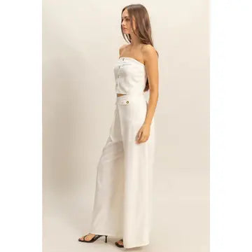 The Jenna Strapless Top & Pants Set