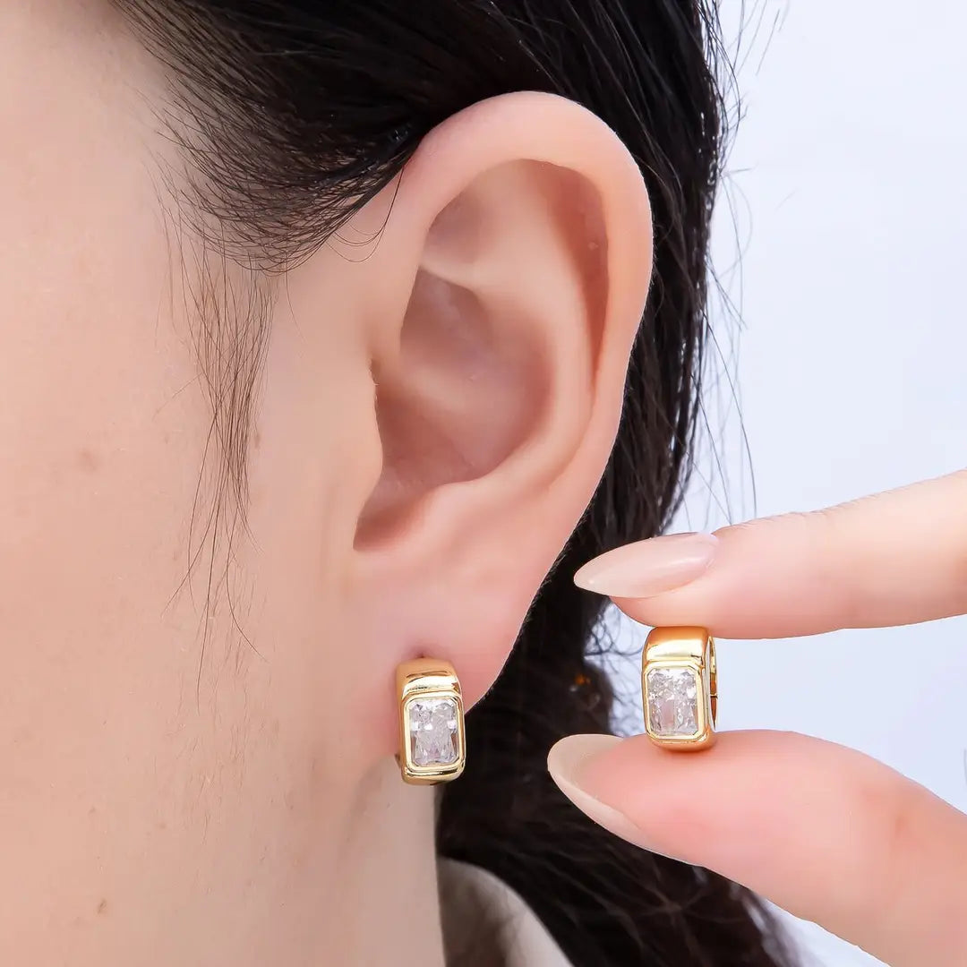 Baguette Huggie  Hoops