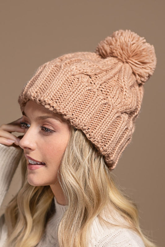 Dusty Pink Beanie
