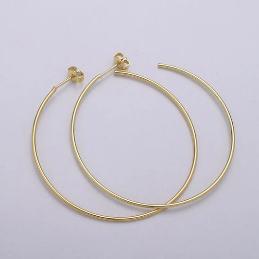 Gold Loop Hoops