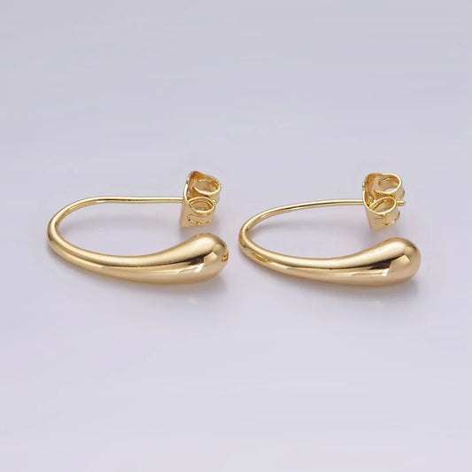 Molten Drop French Hook Earrings