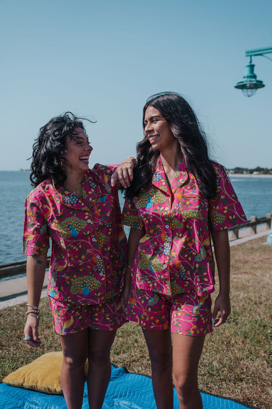Fearless Peacock - Short Sleeve set
