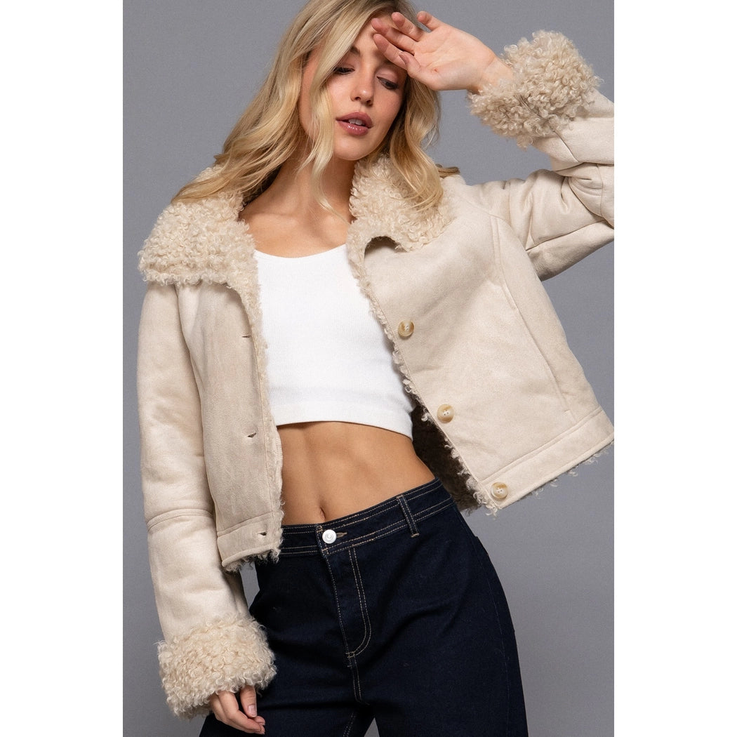 Suede Short Jacket