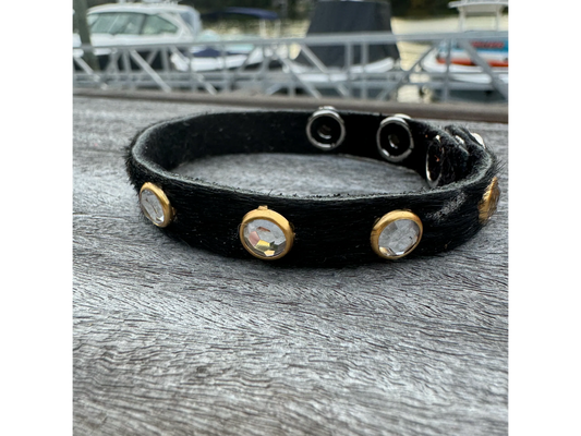 Black Leather Bracelet