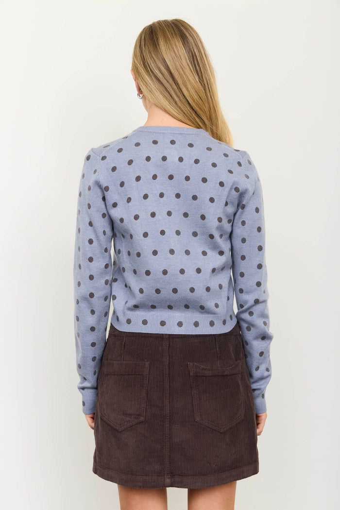 The Amelia Polka Dot Cardigan
