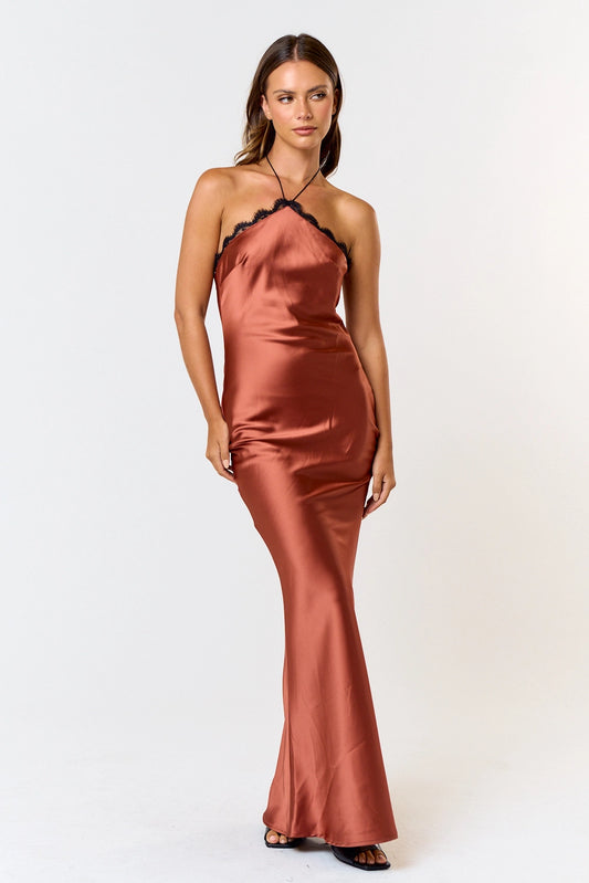 Satin Maxi Gown