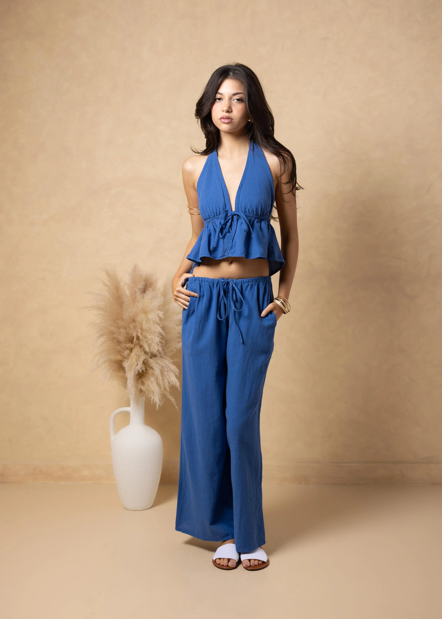 The Becca Halter Top & Pants Set
