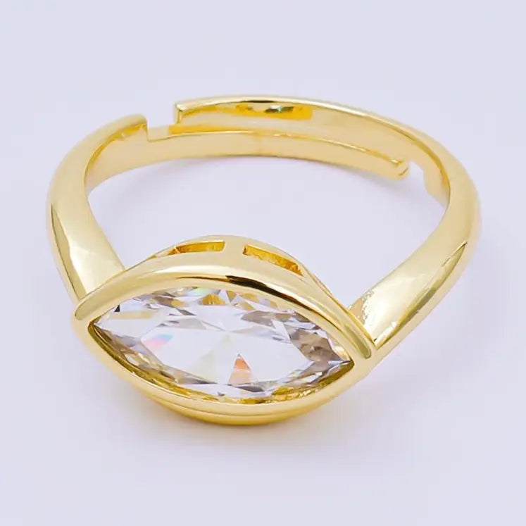 Marquise Golden Eye Ring