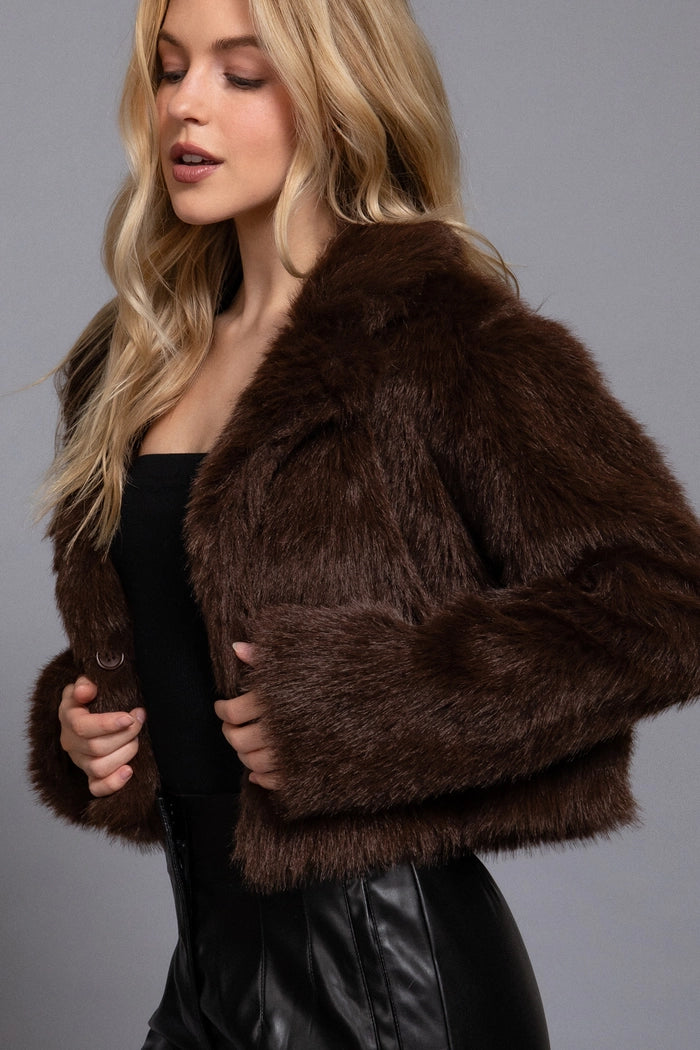 The Myr Faux Fur Jacket