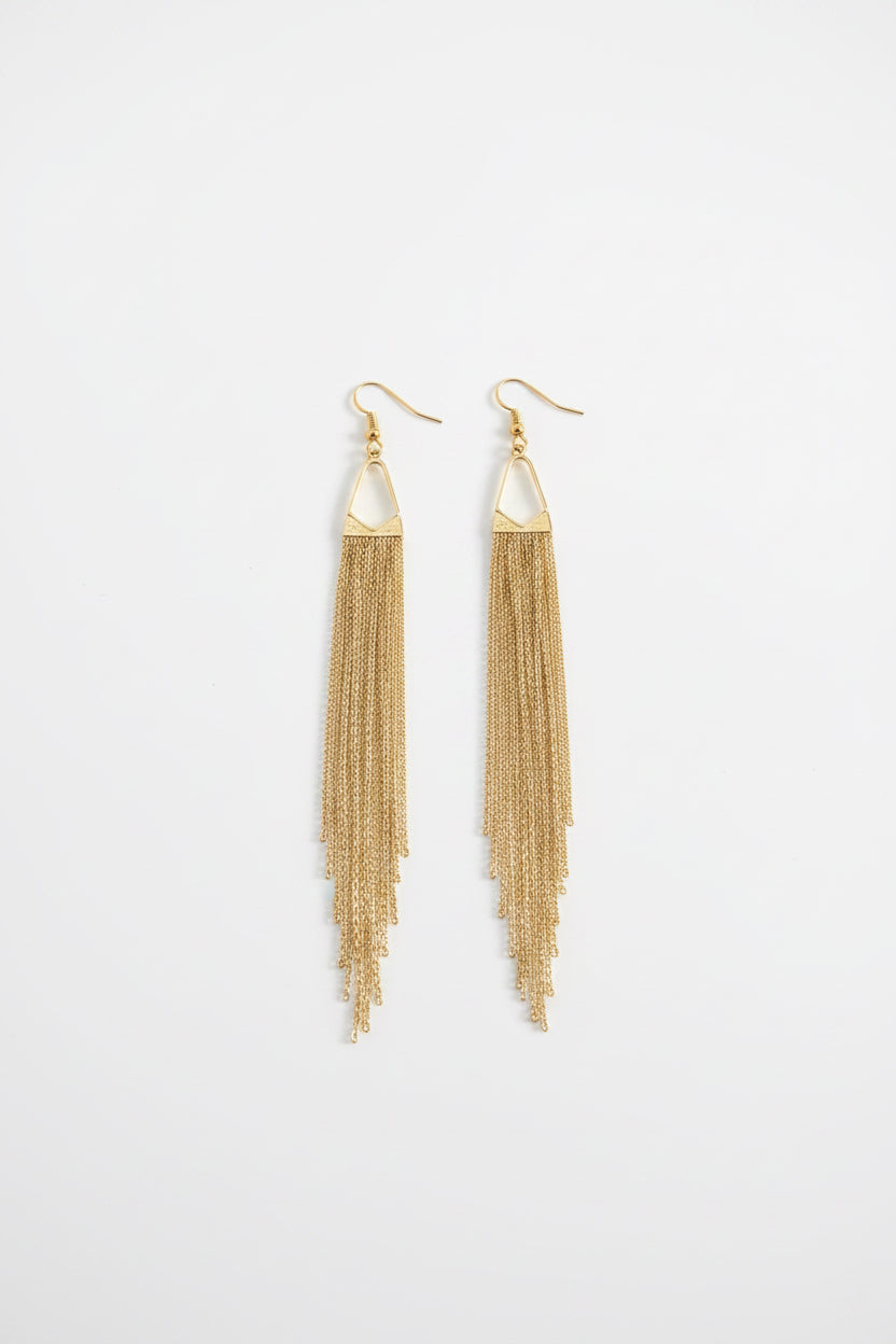 Fan Drop Earrings