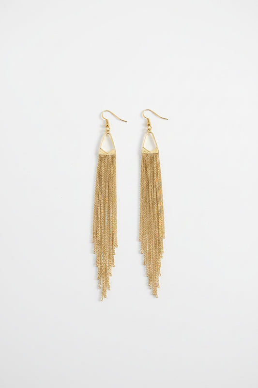Fan Drop Earrings