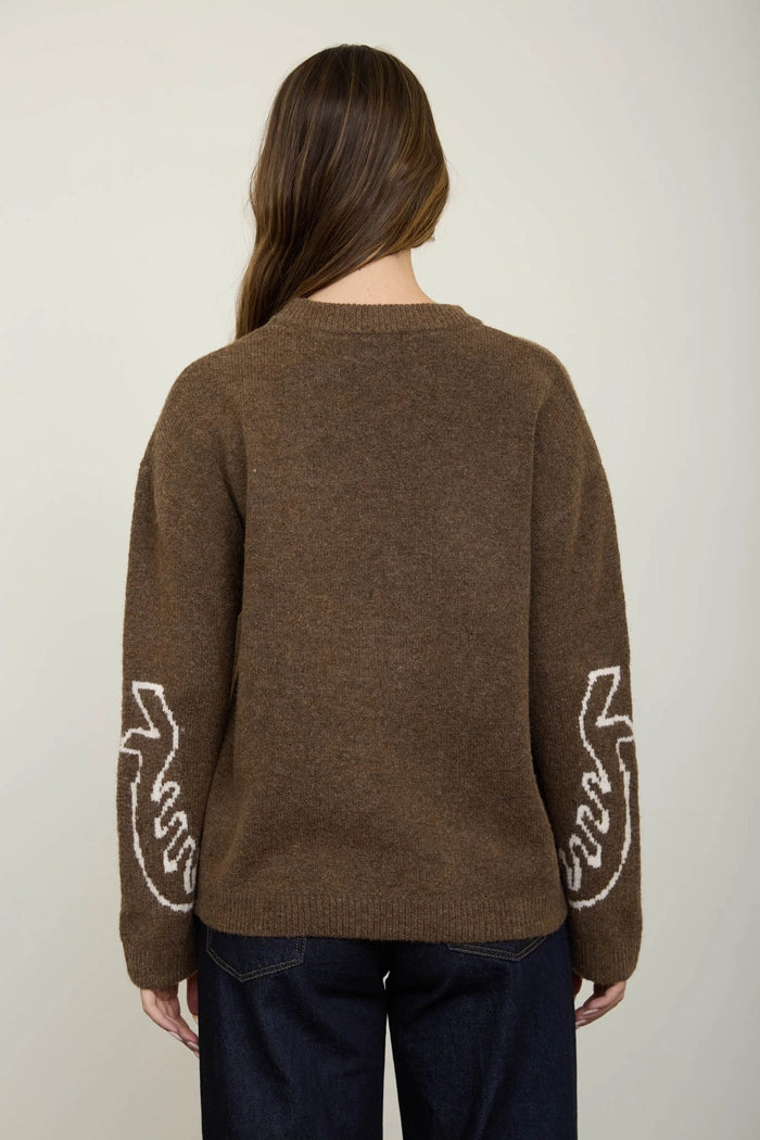 The Adela Motif Horse Sweater