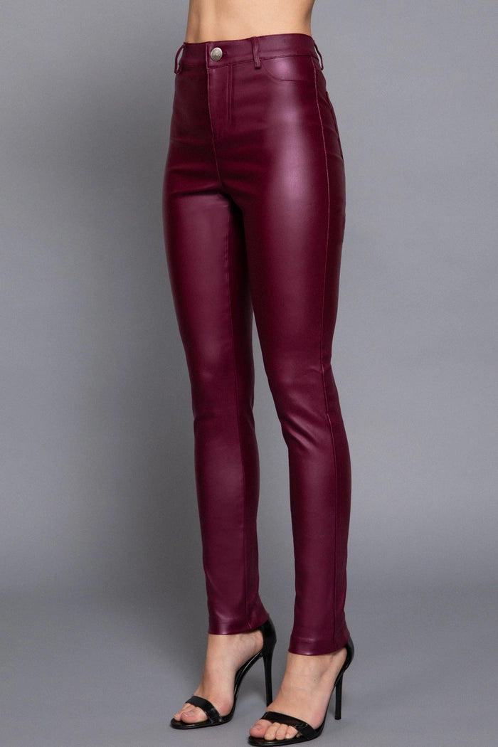 Faux Leather Pants