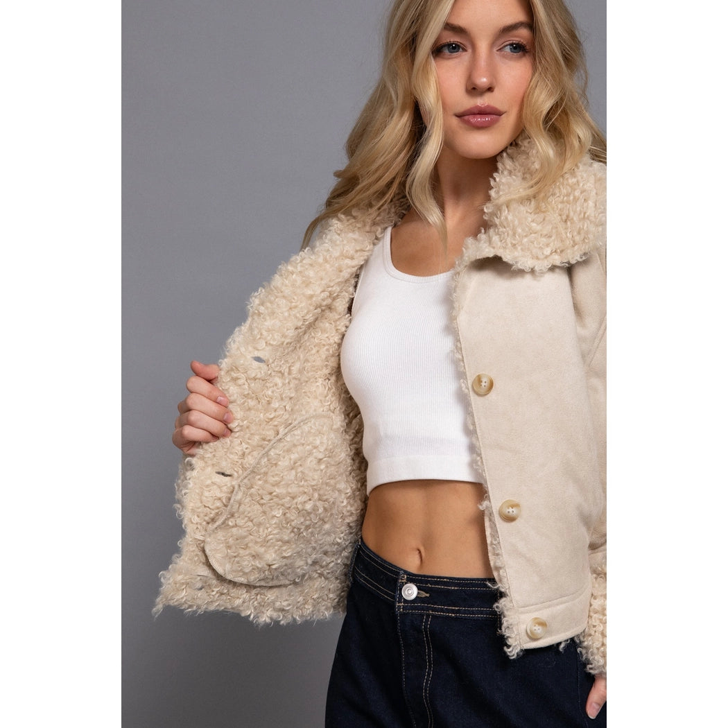Suede Short Jacket