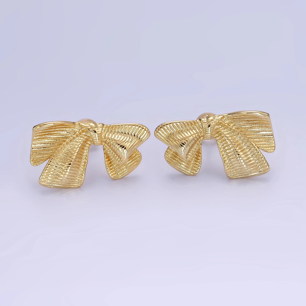 Ribbon Bow Earrings