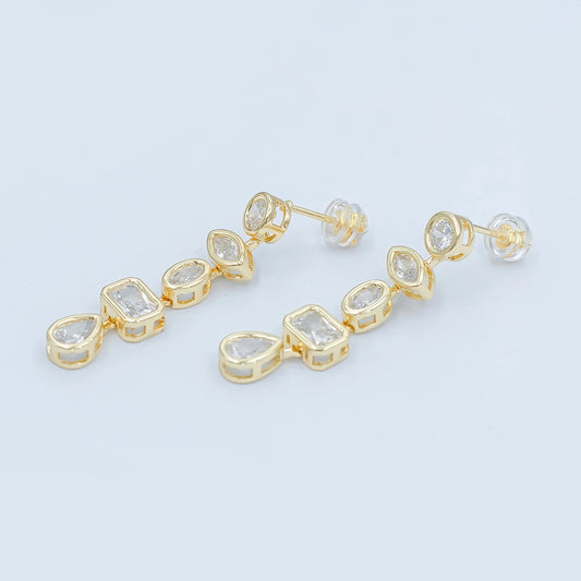 Drop Stud Earrings