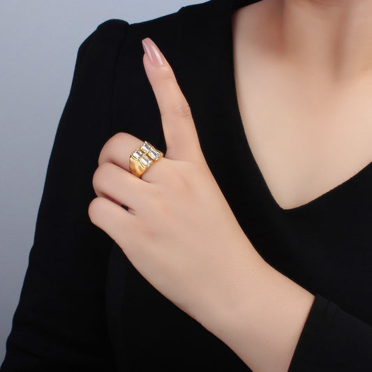 Double Baguette Ring