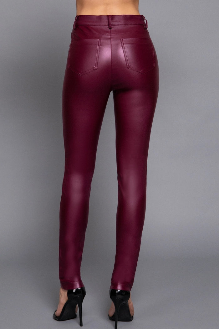 Faux Leather Pants