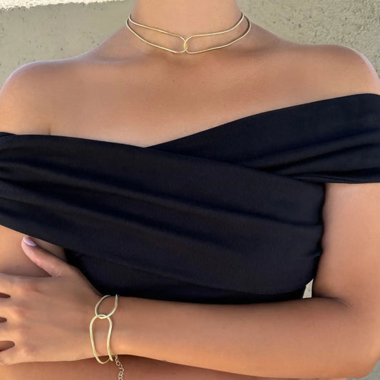 Interlocking Rope Chain Necklace
