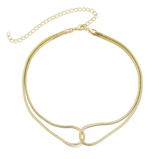 Interlocking Rope Chain Necklace