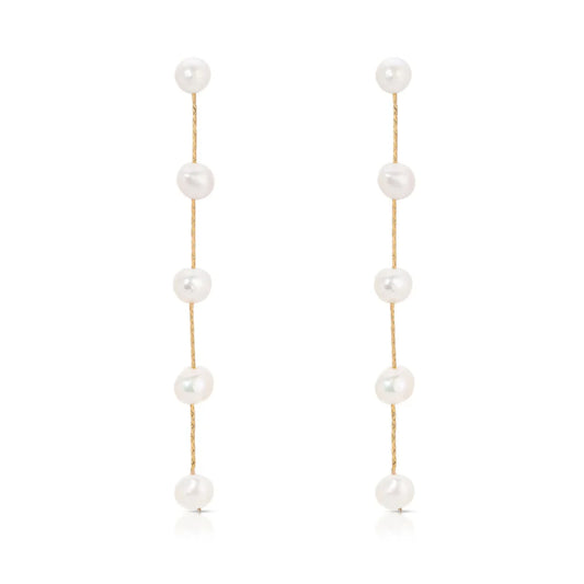 Dangling Pearl Earrings