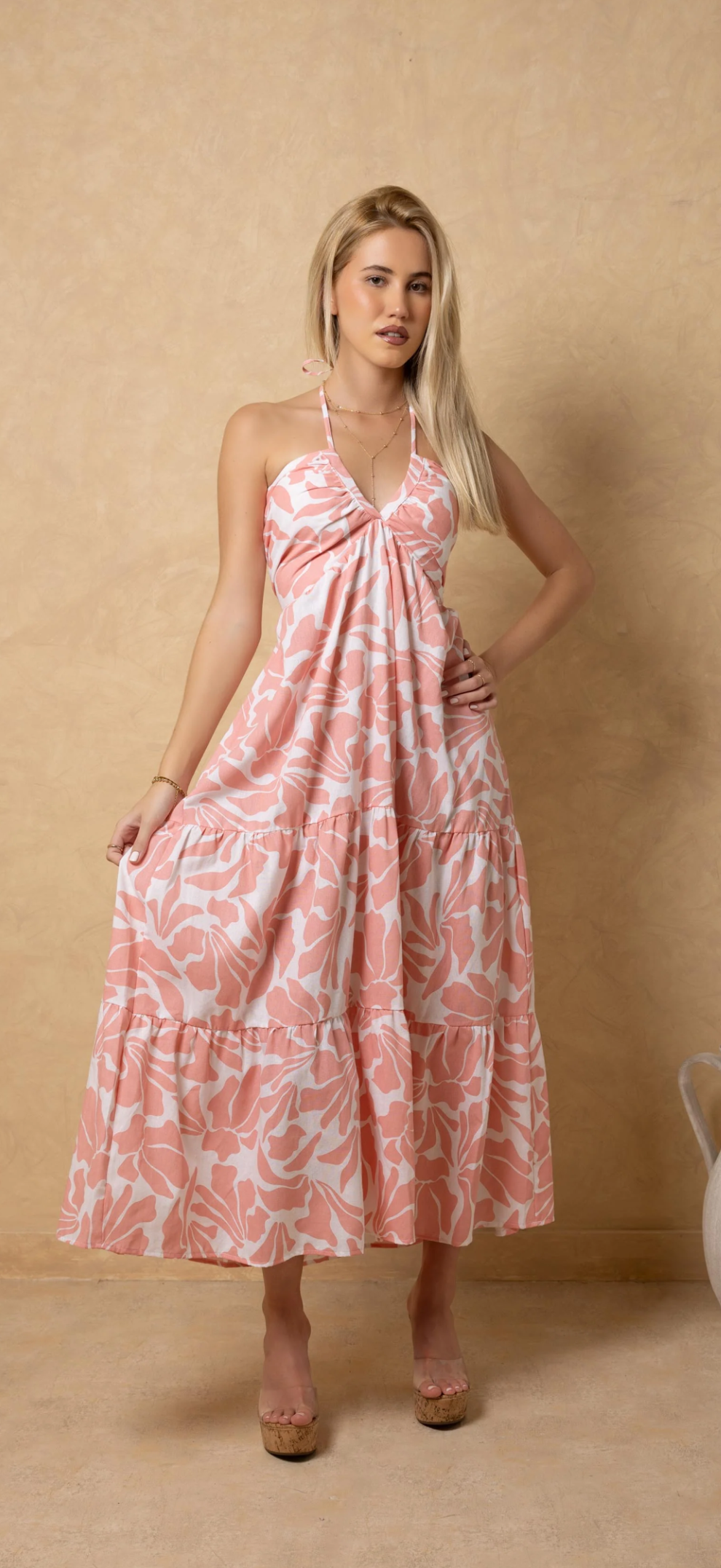 Paola Print Maxi Dress