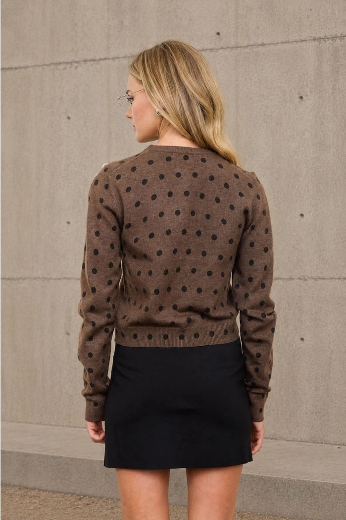 The Reese Polka Dot Cardigan