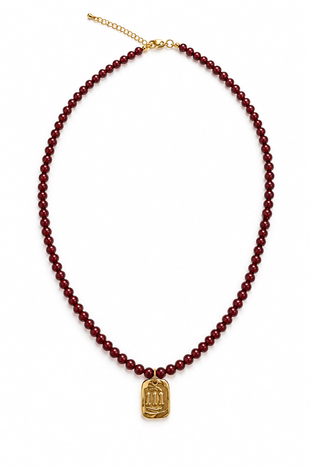 The Rose Necklace with 111 Charm
