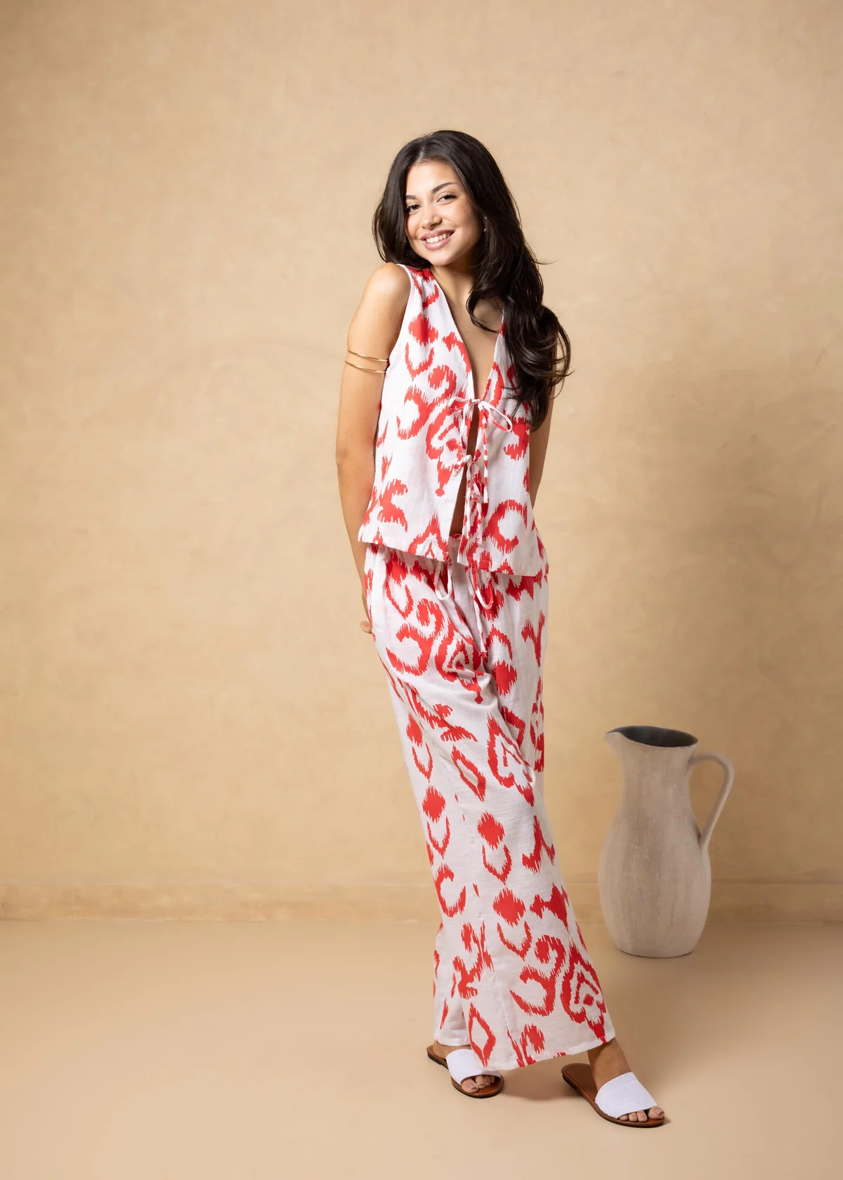 The Rosa Vest & Pants Set