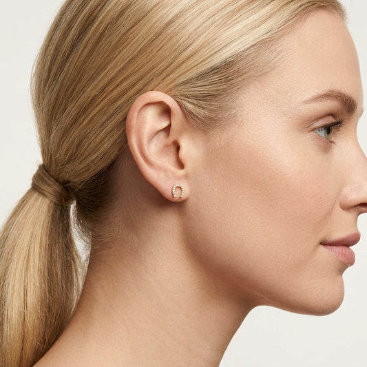 Horseshoe Stud Earrings