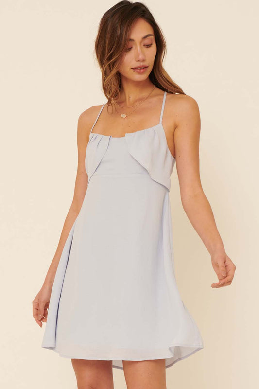 Draped Mini Dress