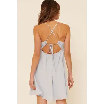 Draped Mini Dress
