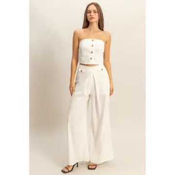The Jenna Strapless Top & Pants Set